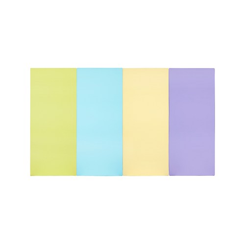 퍼니존 퍼니테라피 유아 폴더매트 피스타치오 비비드 시리즈 2, 피스타치오 + 스카이블루 + 아이보리 + 바이올렛