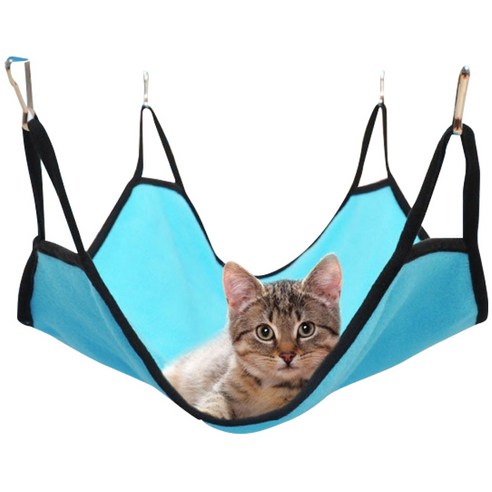 블럭마트 고양이 심플 해먹, 블루