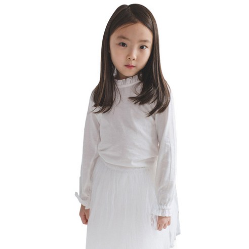 맘스메이드 여아용 프릴 카라티