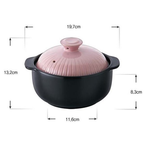 키친플라워 루시아 내열냄비, 중(17cm), 1개