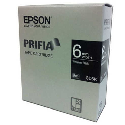 엡손 PRIFIA 라벨카트리지, SD6K, 8m
