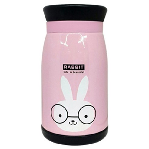 동물일러스트보온병, 레빗, 260ml