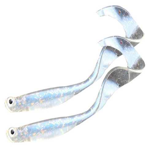 라이크미 야광 그럽웜 미노우 루어 10.5cm, E타입, 6.5g