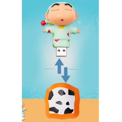 추억 소환! 귀여움과 실용성을 겸비한 짱구 피규어 USB