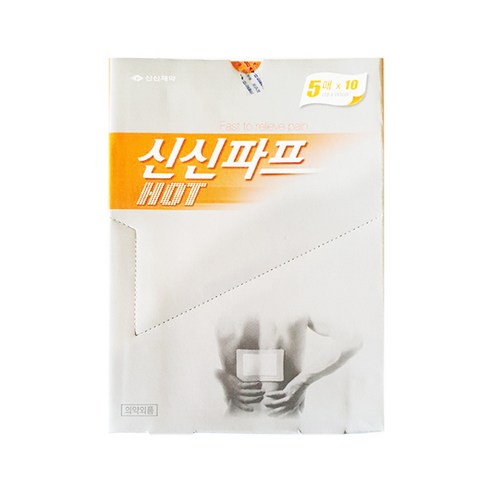 신신제약 신신파프 HOT 파스, 5개입, 10개