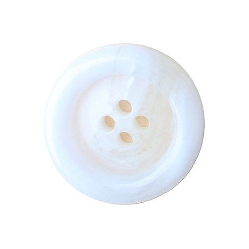동화상가몰 야크코트 단추 I-2 25mm, 화이트유광, 10개입
