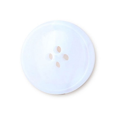 동화상가몰 야크코트 단추 I-3 25mm, 화이트 무광, 10개