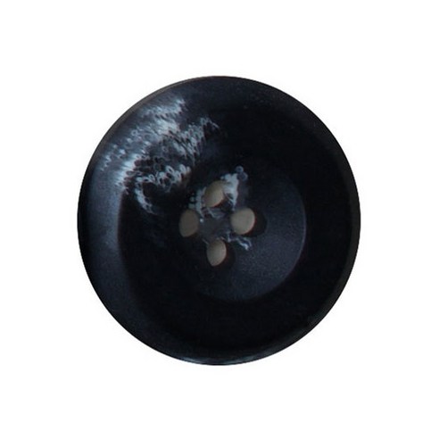동화상가몰 야크코트단추 1-6 15mm, 블랙 무광, 15개입