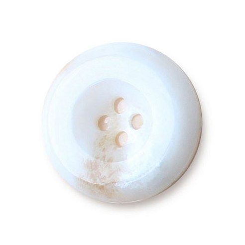 동화상가몰 야크코트단추I 6 18mm, 화이트 유광, 15개입