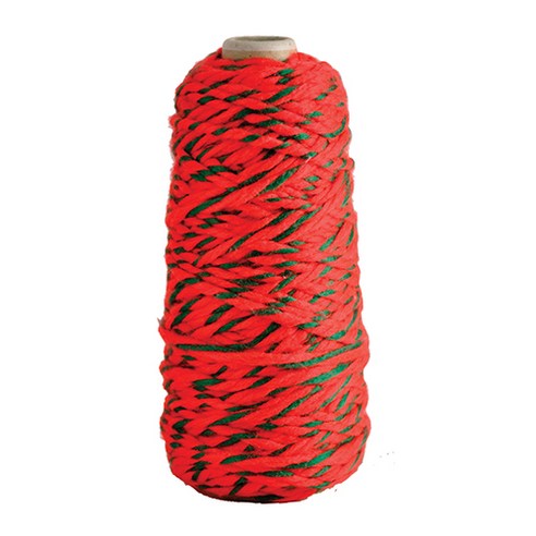 Moran 뜨개실, Red + Green, 91.44m