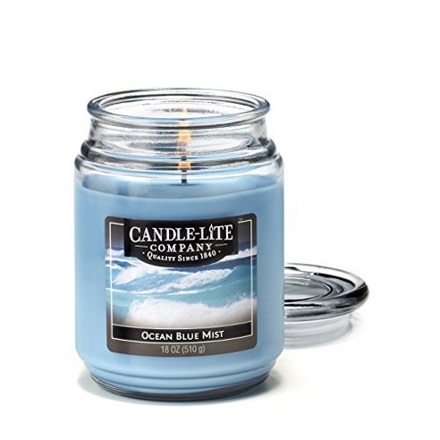 Candle Lite 크리미 바닐라 스월 자캔들 510g, Ocean Blue Mist