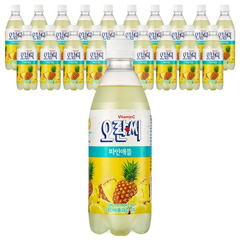 동아오츠카 오란씨 파인애플향 탄산음료 500ml, 20개