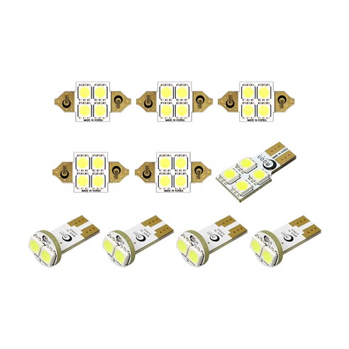 문라이트 차량용 LED 범용실내등 풀세트, 올뉴카니발 11인승 썬루프형, 1개