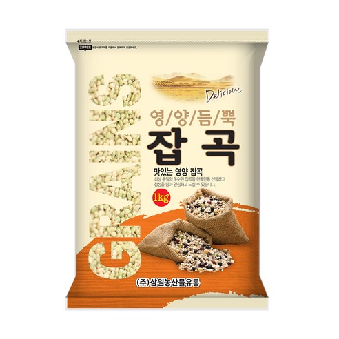 삼원농산 영양듬뿍 잡곡 녹미, 1kg, 1개
