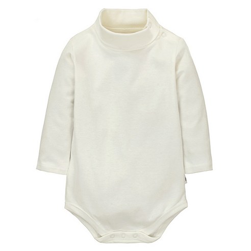 맘스케어 신생아용 반폴라스냅 긴팔수트