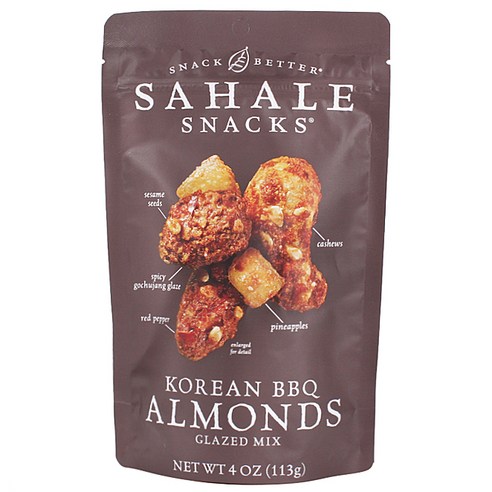 사할리스낵스 글레이즈드 믹스, Korean BBQ Almonds, 1개, 113g