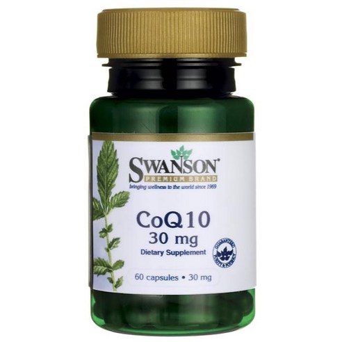 Swanson Vitamins Coq10 30mg 캡슐, 1개, 60정