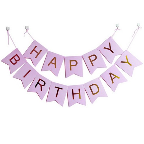마켓감성 생일파티 가랜드, 랜덤 발송
