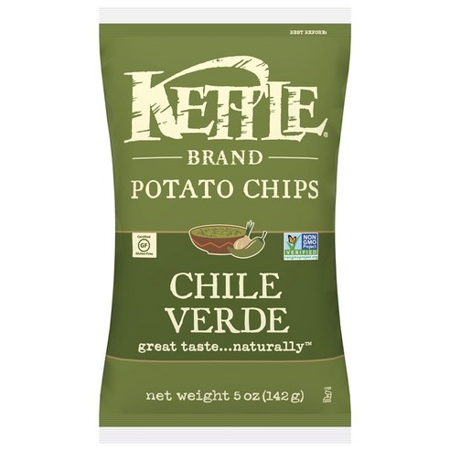 케틀브랜드 포테이토 칩, Chili Verde, 142g