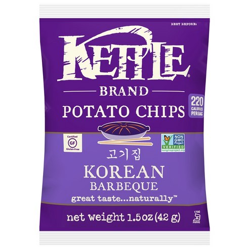 케틀브랜드 포테이토 칩, Korean Barbeque, 42g