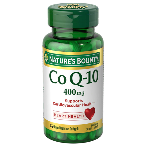 네이쳐스바운티 Co Q-10 400mg 래피드 릴리즈 소프트젤 글루텐 프리, 39정, 1개