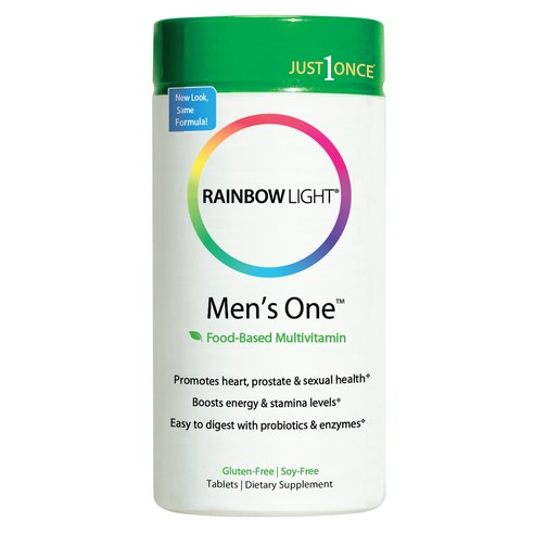 Rainbow Light 맨스 원 멀티비타민 타블렛, 30개입, 1개