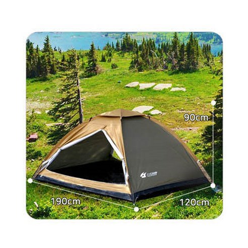조아캠프 돔형텐트 - 사계절용 2인용 텐트