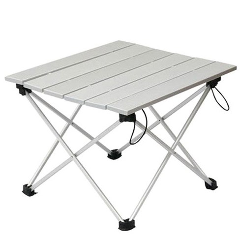 쿨맨 알루미늄 접이식 초경량 캠핑 테이블, 알루미늄 롤테이블 S사이즈
