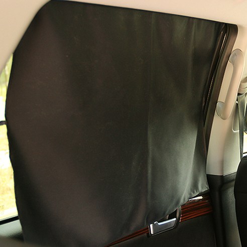 우리앤데코 차량용 블랙암막 자석 햇빛가리개, 블랙, 1개