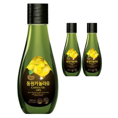 동원 카놀라유, 500ml, 3개