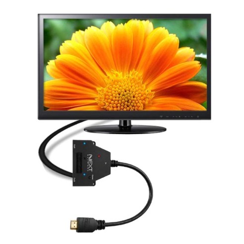 넥스트 이지넷 유비쿼터스 HDMI 1대2 모니터 분배기 NEXT-0102SPC: 고성능 HDMI 분배 솔루션