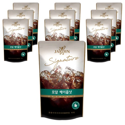 쟈뎅 시그니쳐 로얄 헤이즐넛, 230ml, 10개