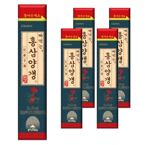 크라운 짜먹는 홍삼 양갱 30g, 5개