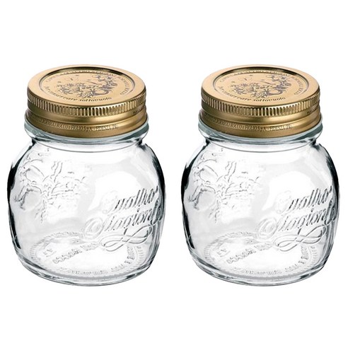 보르미올리 콰트로 밀폐 유리병, 250ml, 2개