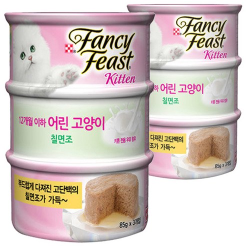 팬시피스트 키튼 텐더 고양이 주식캔, 85g, 6개