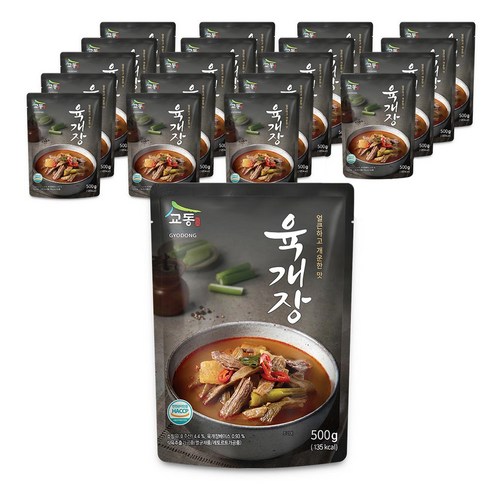 교동 육개장, 500g, 20개입