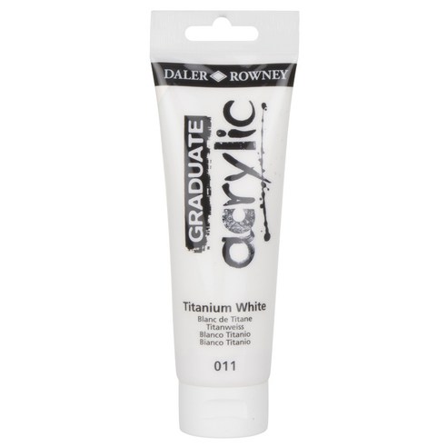 델러로니 아크릴물감 006 믹싱화이트, 120ml 011White, 1