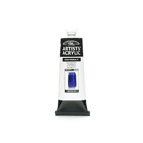 윈저앤뉴튼 아티스트 아크릴물감 S3 014 AntiqueGold, 60ml 321IndanthreneBlue, 1