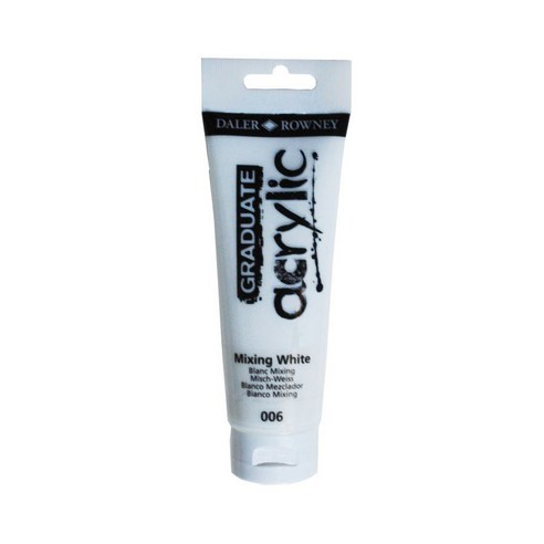 델러로니 아크릴물감 006 믹싱화이트, 120ml 006MixingWhite, 1