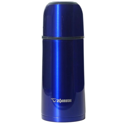 조지루시 뉴 베이직 보온 보냉 물병 SV-GR, 블루, 350ml