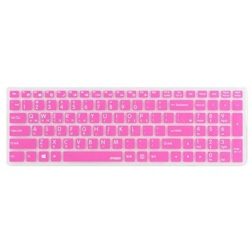 파인피아 한성 키보드 스킨 X53K X54K X54KS X56K X56KS, PINK, 1개
