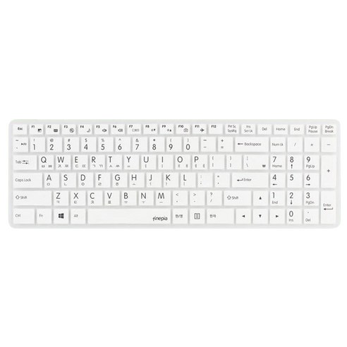 파인피아 한성 키보드 스킨 X53K X54K X54KS X56K X56KS, WHITE, 1개