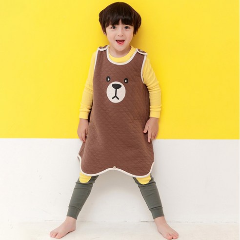 메이키즈 아동용 브라우니 수면조끼