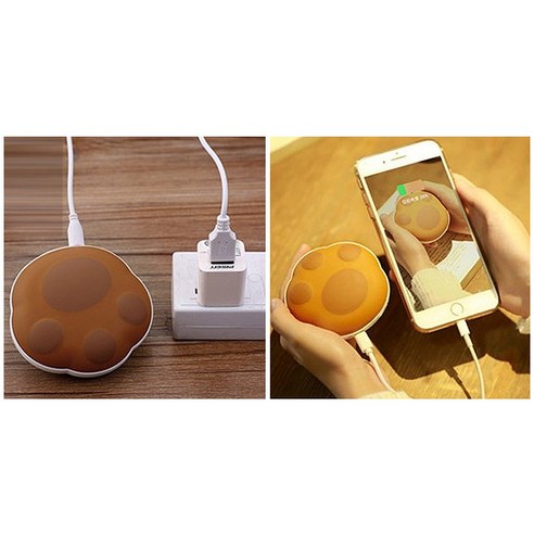 단미 고양이 발바닥 USB 충전식 양면 대용량 보조배터리 손난로는 고양이를 키우시는 분들에게 추천하는 제품입니다.