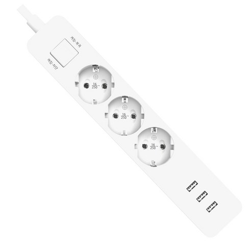 샤오미 칭미 USB 3포트 멀티탭 CAST-MP3330, 3m, 1개