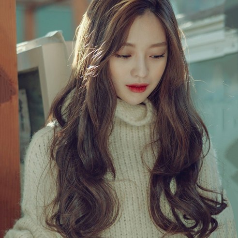 핑크에이지 리플레쉬펌 V라인 4피스 시밀러컬 슈프림사 붙임머리, BC4 다크브라운, 1세트