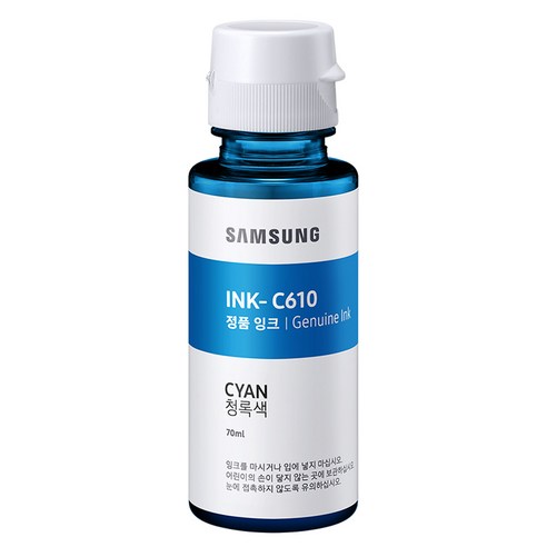 삼성전자 잉크젯프린터 정품잉크 INK-C610, 사이안, 1개