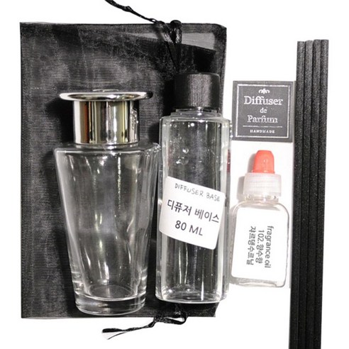 디퓨저KIT, 102.향수향-자르뎅 수르닐, 100ml, 실버갓폴스투명