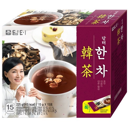 담터 한차, 15g, 15개
