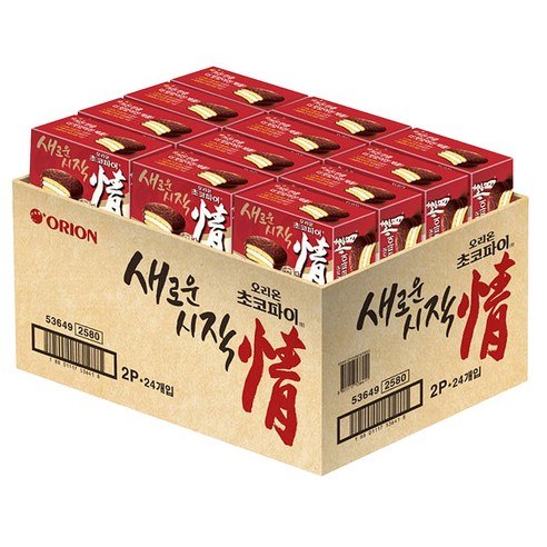 오리온 초코파이 정, 78g, 24개